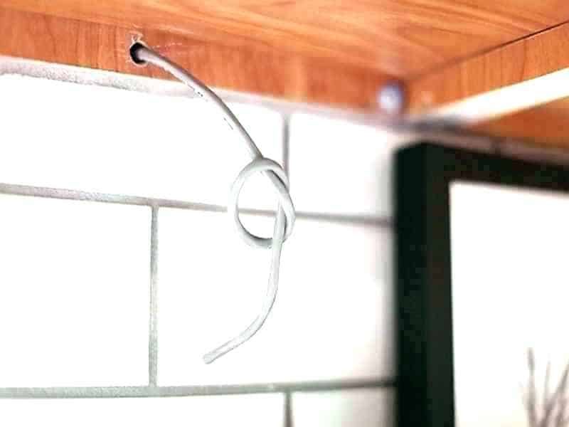 To Hide Under Cabinet Lighting Wires, Installing Under Cabinet Lighting