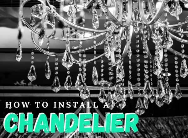 how to install a chandelier