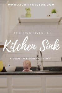 lighting over a kitchen sink