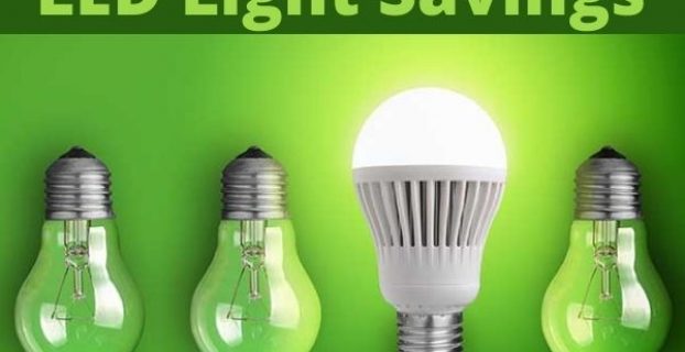 how much do led lights save