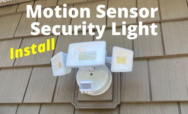 Install a Motion Sensor Security Light